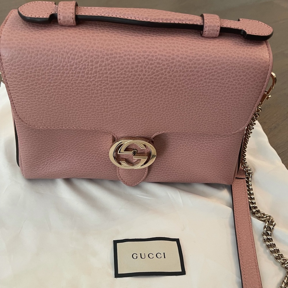 Pink Gucci purse